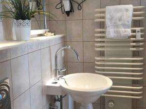Koupelna v ubytování Ferienwohnung Pelzerglück + 20 fotografií
