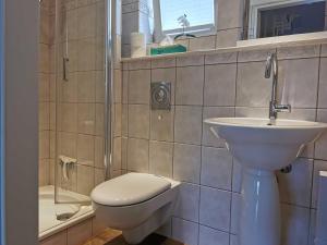 Koupelna v ubytování Ferienwohnung Pelzerglück