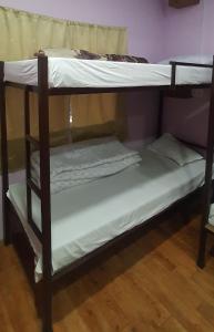 Rúm í herbergi á Margik Backpackers Hostel