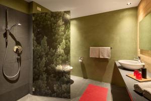 Koupelna v ubytování Hotel Ortles B&B