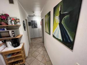 Kuchyň nebo kuchyňský kout v ubytování Strandnest Büsum