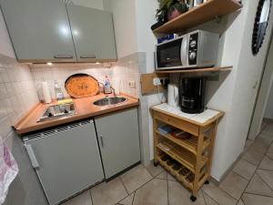 Kuchyň nebo kuchyňský kout v ubytování Strandnest Büsum