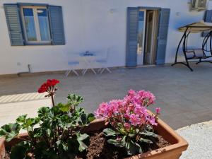 A balcony or terrace at Villa Anna holiday house
