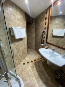 Aparthotel Alpin Resort Poiana Brasov ACE Apartment 2405 - private apartment tesisinde bir banyo