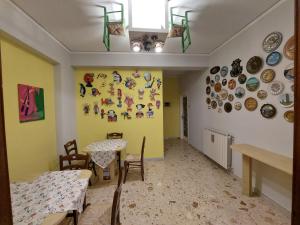 Posezení v ubytování B&B Il MappaMondo
