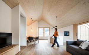 TV a/nebo společenská místnost v ubytování Tempel 74 Apartments