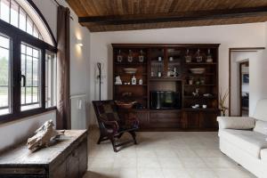 Posezení v ubytování Villino degli ulivi