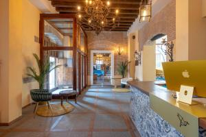 Posezení v ubytování Hotel Cetina Palacio Ayala Berganza