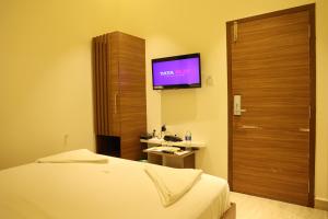 TV a/nebo společenská místnost v ubytování Hotel Amoha + 25 fotografií