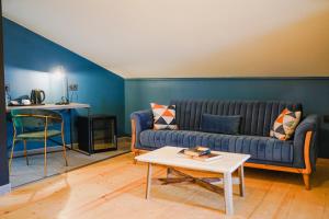 Zona d'estar a Suatis Resort Kazbegi