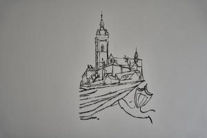 Půdorys ubytování Krejčovství