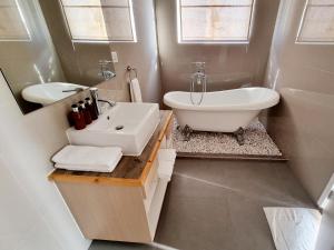 Koupelna v ubytování Lea Spa Hotel