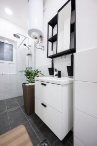Ванная комната в Centar Apartman Dunavski park