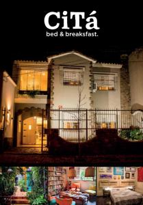 a picture of a house with the words cita bed and breakfast at Casa de Arte CiTá, bed and breakfasts in San Miguel de Tucumán