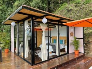 Patio nebo venkovní prostory v ubytování Balú Glamping