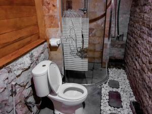 Vonios kambarys apgyvendinimo įstaigoje Malibu Huts