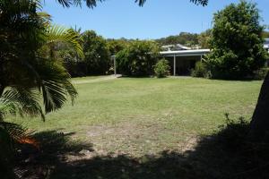 A garden outside 11 Bomburra Court Rainbow Beach