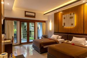 Oleskelutila majoituspaikassa Champlung Sari Hotel and Spa Ubud