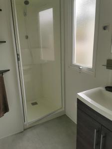 MOBIL HOME SERENITE 2CH VALRAS PLAGE的一间浴室