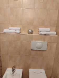 Um banheiro em Apartman Grey