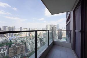 Balkón nebo terasa v ubytování CM Serviced Apartment