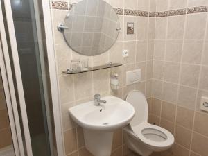 Kúpeľňa v ubytovaní Hotel Strážnice