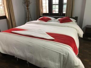 Letto o letti in una camera di Hotel Bhagya