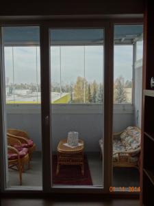 A balcony or terrace at Ubytování Liptov