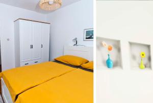 Posteľ alebo postele v izbe v ubytovaní Comfortable Neda 58m2 next to beach&Old Town, beautiful location