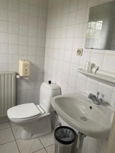 Koupelna v ubytování Hotel de Vaart