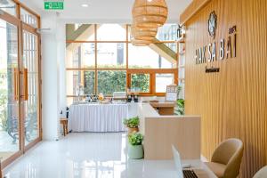 Restaurace v ubytování Haksabai Hotel Chiangrai โรงแรมฮักสบาย เชียงราย