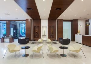 Posezení v ubytování HYCINTH Hotels