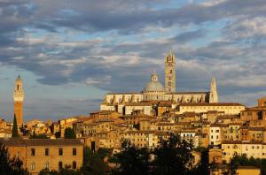 a view of a city with buildings and mosques at SweetLittleHouse47 - Dentro le mura, parcheggio gratuito in Siena