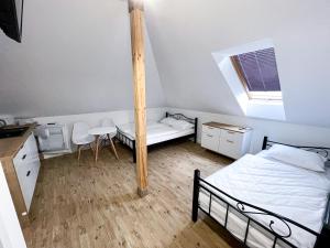 Postel nebo postele na pokoji v ubytování Willa Azul - Podgrzewany basen, klimatyzacja w całym obiekcie