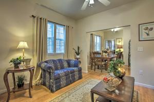 a living room with a couch and a table at New Orleans Retreat about 3 Mi to Bourbon Street! in New Orleans