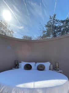 Postel nebo postele na pokoji v ubytování Bubble Room Tuscany