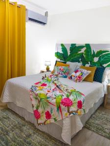 Postel nebo postele na pokoji v ubytování Turquoise B&B