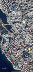 Nespecifikovaný výhled na destinaci Zadar nebo výhled na město při pohledu z apartmánu