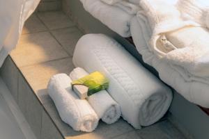 Letto o letti in una camera di Fort Young Hotel