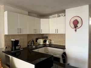 Kuchyňa alebo kuchynka v ubytovaní Borinquen Studio Apartment