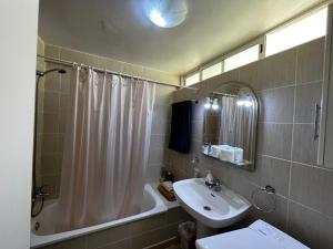 Kúpeľňa v ubytovaní Borinquen Studio Apartment