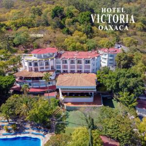 Vaade majutusasutusele Hotel Victoria Oaxaca linnulennult