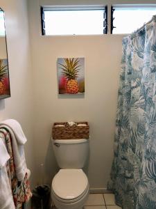 Et badeværelse på Big Island Retreat