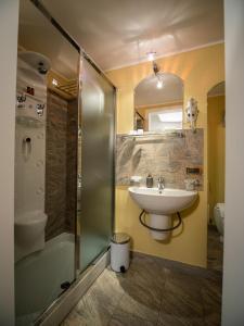 Koupelna v ubytování Ego' Residence Ferrara