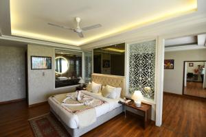 Posezení v ubytování Stardom Resort Jaipur