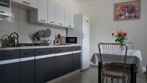 Kuchyň nebo kuchyňský kout v ubytování Groń pokoje w centrum