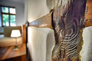 Postel nebo postele na pokoji v ubytování Zum Alten Krug