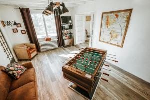 Herní místnost v ubytování Relais des combrailles