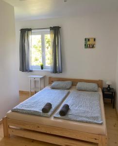 Posteľ alebo postele v izbe v ubytovaní Apartmán Provence