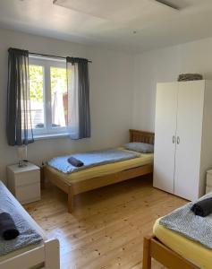 Posteľ alebo postele v izbe v ubytovaní Apartmán Provence